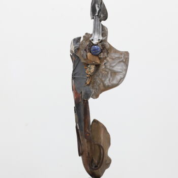 Escultura titulada "" Horse head"" por Boris Sarikov, Obra de arte original, Metales