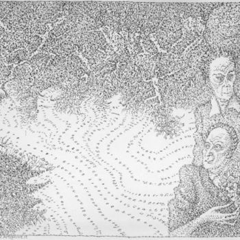 Pintura titulada "Путы жизни - чары с…" por Boris Sveshnikov, Obra de arte original, Oleo