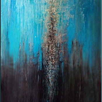 Painting titled "Corrosion" by Boris Tupeiko, Original Artwork, Acrylic