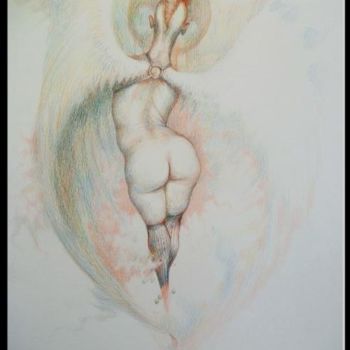 Dessin intitulée "Angel" par Boris Tupeiko, Œuvre d'art originale