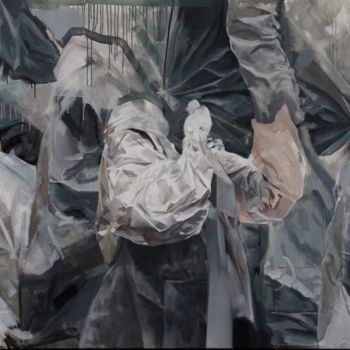 Pintura titulada "Fluid" por Boris Garanger, Obra de arte original, Oleo Montado en Bastidor de camilla de madera