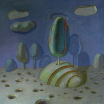 Картина под названием "Технический пейзаж" - Boris Kotov, Подлинное произведение искусства, Другой