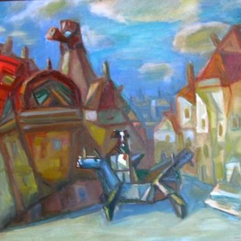 Pittura intitolato "Завоеватель" da Boris Kotov, Opera d'arte originale, Altro