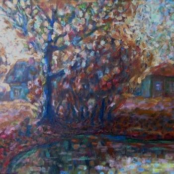 Картина под названием "У воды (Near the wa…" - Boris Kotov, Подлинное произведение искусства, Другой