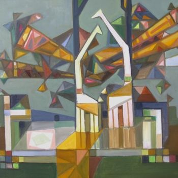 Картина под названием "Нежность (Tender)" - Boris Kotov, Подлинное произведение искусства, Масло