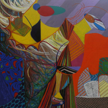 Картина под названием "Winning the top of…" - Borko Petrovic, Подлинное произведение искусства, Масло