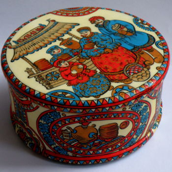 Artcraft titled "Decorative box "Fes…" by Ab.Art.Zair, Original Artwork