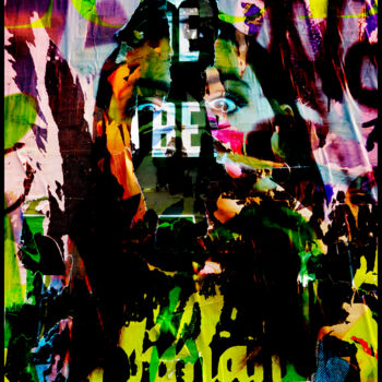 Фотография под названием "Be" - Borrel, Подлинное произведение искусства, Цифровая фотография Установлен на картон