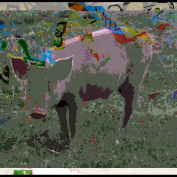 Фотография под названием "The PIg!" - Borrel, Подлинное произведение искусства, Цифровая фотография