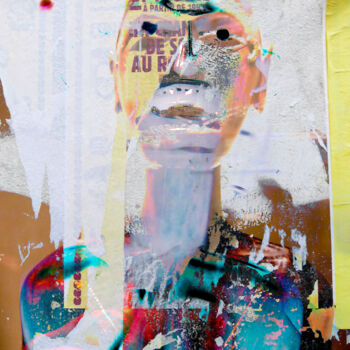 Photographie intitulée "Face3" par Borrel, Œuvre d'art originale, Photographie numérique