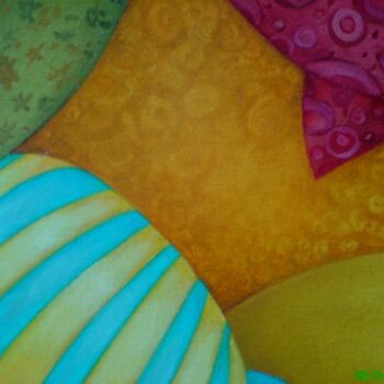 Painting titled "pillows4" by Boryana Stambolieva, Original Artwork, Oil