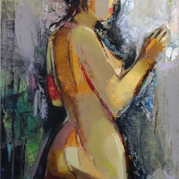 Peinture intitulée "Nude 2" par Borys Buryak, Œuvre d'art originale, Huile