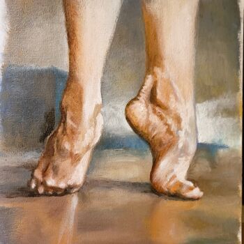 Картина под названием "Dance" - Borys Gierlinski, Подлинное произведение искусства, Масло
