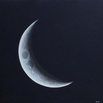 Painting titled "1/2 luna turca" by Borzani, Original Artwork