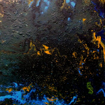 Painting titled "Darkness" by Bosa Steinert, Original Artwork, Acrylic