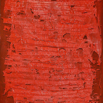 Peinture intitulée "The red queen." par Leo Bos, Œuvre d'art originale, Acrylique Monté sur Châssis en bois