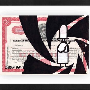 Peinture intitulée "Bond" par Botero Pop, Œuvre d'art originale, Acrylique