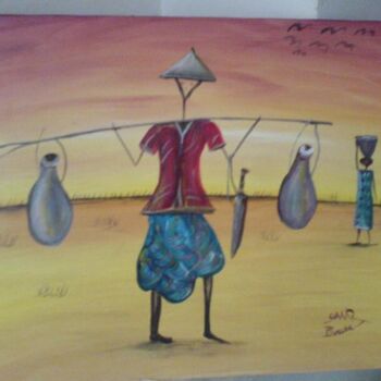 Peinture intitulée "DSC00146.jpg" par Boubacar Sow, Œuvre d'art originale, Huile