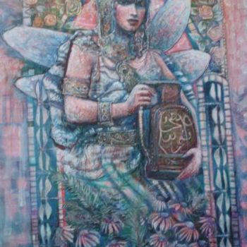 Painting titled "zaineb" by Mustapha Boucenna, Original Artwork, Other