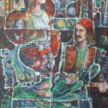 Malerei mit dem Titel "Dance" von Mustapha Boucenna, Original-Kunstwerk, Andere