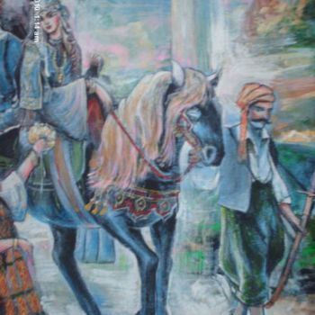 Painting titled "arous" by Mustapha Boucenna, Original Artwork, Other
