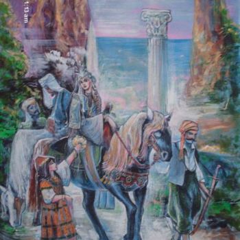 Malarstwo zatytułowany „mariee” autorstwa Mustapha Boucenna, Oryginalna praca
