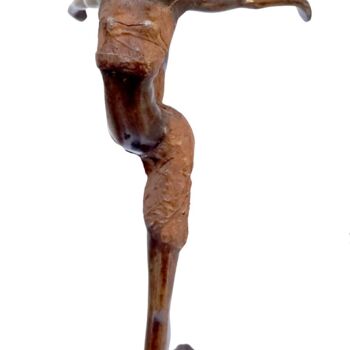 Sculpture intitulée "Amazone" par Boureima Ouedraogo, Œuvre d'art originale, Bronze