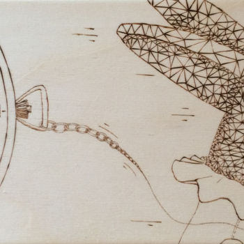 「passe ton temps à l…」というタイトルの描画 B.Oxによって, オリジナルのアートワーク