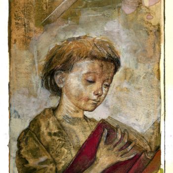 Pittura intitolato "The Prince and the…" da Boyan Yanev, Opera d'arte originale, Tempera