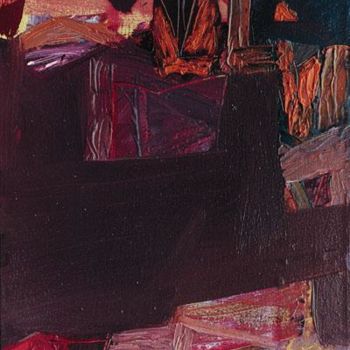 Painting titled "the orange of bethl…" by Boyar, Original Artwork, Oil