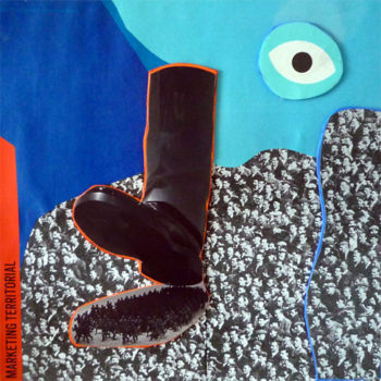 Κολάζ με τίτλο "Big Brother" από Boyfred, Αυθεντικά έργα τέχνης, Κολάζ