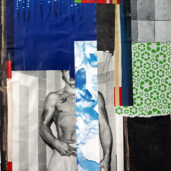 Collages intitolato "Journal 2023 - Prin…" da Boyfred, Opera d'arte originale, Collages