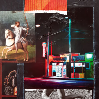 Collages getiteld "Journal 2023 - Eté 1" door Boyfred, Origineel Kunstwerk, Collages