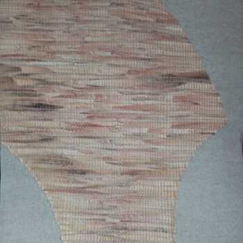 Textielkunst getiteld "FIERTE" door Bozena Graciano, Origineel Kunstwerk, Tapijtwerk