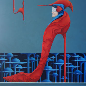 Картина под названием "The Fool on the Heel" - Bogdan Pilatowicz, Подлинное произведение искусства, Масло