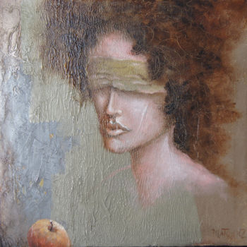 Pittura intitolato "Maybe" da Bogdan Pilatowicz, Opera d'arte originale, Olio