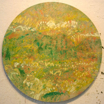 Pintura titulada "sans titre" por Richard Brachais, Obra de arte original, Tinta Montado en Panel de madera