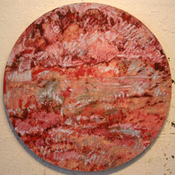 Peinture intitulée "côté nature" par Richard Brachais, Œuvre d'art originale, Encre Monté sur Panneau de bois