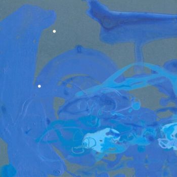 Картина под названием "La tête au ciel, le…" - Richard Brachais, Подлинное произведение искусства, Масло