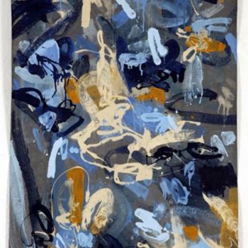 Peinture intitulée "678-PA-abst et figu…" par Richard Brachais, Œuvre d'art originale, Huile