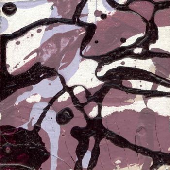 Pintura titulada "422-P abstraction c…" por Richard Brachais, Obra de arte original, Oleo