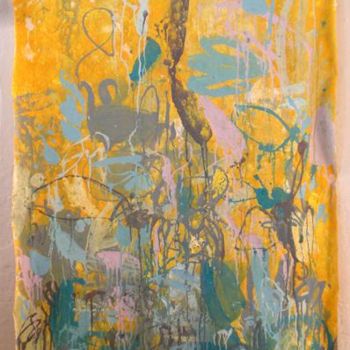 Malerei mit dem Titel "731-PA-abstraction-…" von Richard Brachais, Original-Kunstwerk, Öl