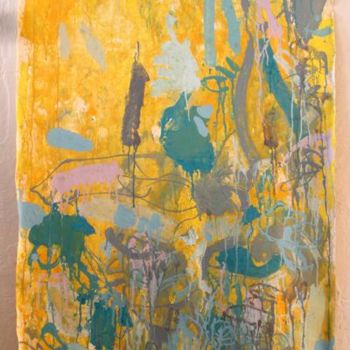 Peinture intitulée "732-PA-abstraction-…" par Richard Brachais, Œuvre d'art originale, Huile