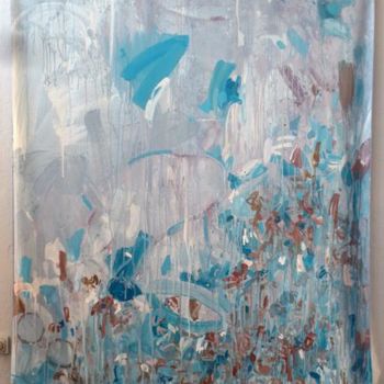 Malerei mit dem Titel "734-PA-abstraction-…" von Richard Brachais, Original-Kunstwerk, Öl
