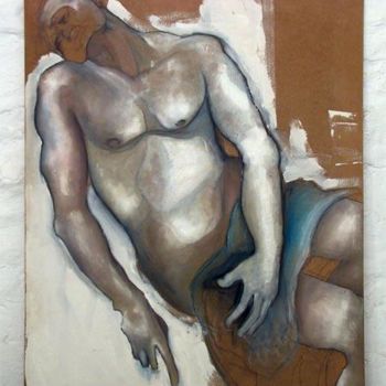 Painting titled "Adam" by Richard Brachais, Original Artwork, Oil