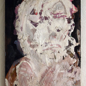 Peinture intitulée "798-7-des-visages-d…" par Richard Brachais, Œuvre d'art originale, Acrylique