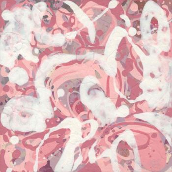 Картина под названием "abstraction couleur…" - Richard Brachais, Подлинное произведение искусства, Масло
