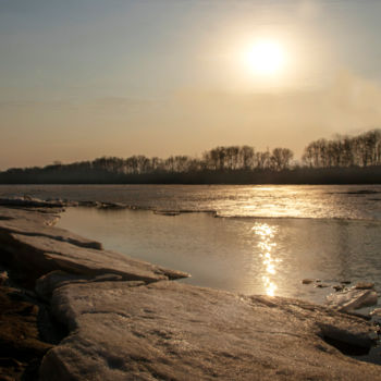 Фотография под названием "закт на реке" - Миша, Подлинное произведение искусства, Цифровая фотография