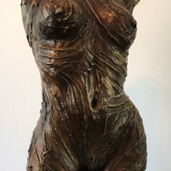 Sculpture titled "Caress" by Brandon Borgelt, Original Artwork, Bronze