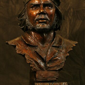 Sculpture titled "Ernesto "Che" Gueva…" by Brandon Borgelt, Original Artwork, Bronze